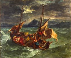 Christ on The Sea of Galilee by Eugene Delacroix