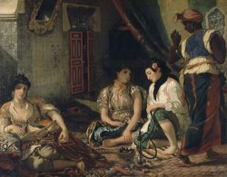 Femmes D'alger Dans Leur Appartement by Eugene Delacroix