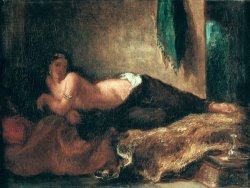 Odalisque by Eugene Delacroix