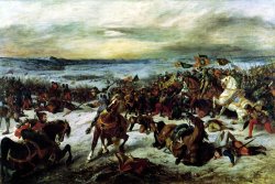 The Death of Charles The Bold (1433 77) at The Battle of Nancy, 5th January 1477 by Eugene Delacroix