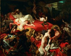 The Death of Sardanapalus by Eugene Delacroix