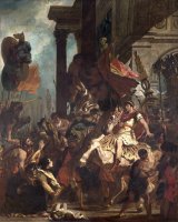 The Justice of Trajan (53 117) by Eugene Delacroix
