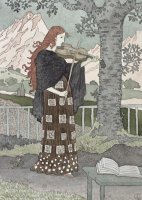 A Musician by Eugene Grasset