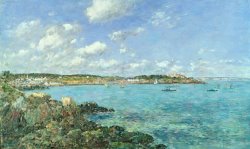 The Bay of Douarnenez by Eugene Louis Boudin