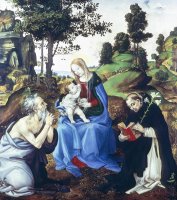 Holy Family by Filippino Lippi