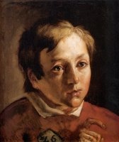 Head of a Page Boy by Ford Madox Brown