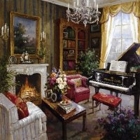 Grand Piano Room by Foxwell