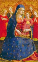 Madonna And Child With Angels by Fra Angelico