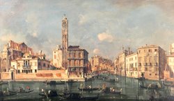 San Geremia and the Entrance to the Canneregio by Francesco Guardi