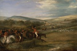 The Berkeley Hunt, 1842 Full Cry by Francis Calcraft Turner