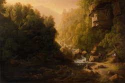 The Mountain Torrent by Francis Danby