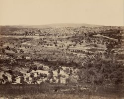 Jerusalem From The Mount of Olives by Francis Frith