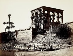 The Hypaethral Temple, Philae (egypt) by Francis Frith