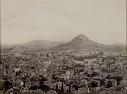 View of Athens From The Acropolis with Lycabettus Hill in The Background by Francis Frith