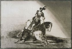 Charles Quint Lancant Un Taureau by Francisco De Goya