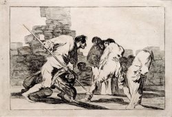 Cruel Folly by Francisco De Goya