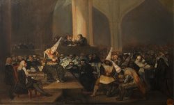 Escena De Inquisicion by Francisco De Goya