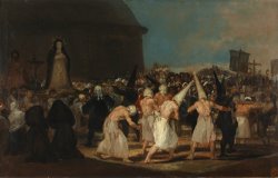 Los Disciplinantes by Francisco De Goya