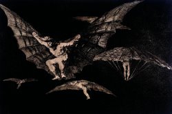 Where There's a Will There's a Way (a Way of Flying) by Francisco De Goya