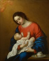 Madonna And Child by Francisco de Zurbaran