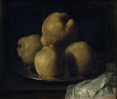 Still Life with Dish of Quince by Francisco de Zurbaran