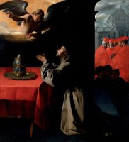The Prayer of St. Bonaventura About The Selection of The New Pope by Francisco de Zurbaran