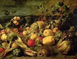 Still Life of Fruits and Vegetables by Frans Snyders