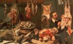 The Butcher's Shop by Frans Snyders