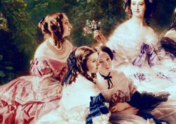 Empress Eugenie and her Ladies in Waiting by Franz Xaver Winterhalter