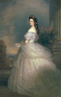 Elizabeth of Bavaria by Franz Xavier Winterhalter