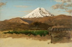 Study of Mount Chimborazo, Ecuador by Frederic Edwin Church