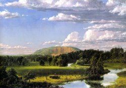 West Rock, New Haven by Frederic Edwin Church