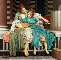 The Music Lesson by Frederic Leighton