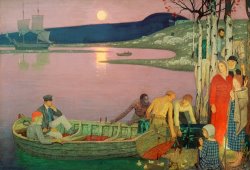 The Call of the Sea by Frederick Cayley Robinson