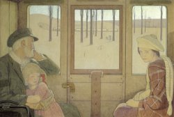 The Long Journey by Frederick Cayley Robinson