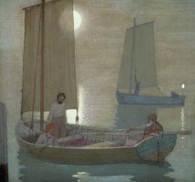 The Three Brothers by Frederick Cayley Robinson