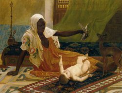 A New Light in The Harem by Frederick Goodall