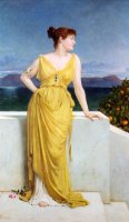 Mrs. Charles Kettlewell in Neoclassical Dress by Frederick Goodall