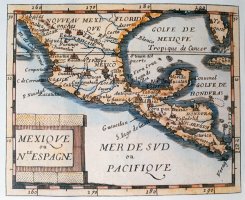 Antique Map of Mexico or New Spain by French School