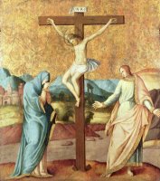 The Crucifixion with the Virgin and St John the Evangelist by French School