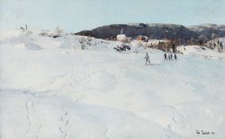 A Winter's Day in Norway by Fritz Thaulow