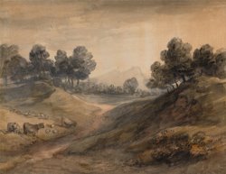 Landscape And Cattle by Gainsborough, Thomas
