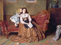 A Mother's Darling by George Goodwin Kilburne
