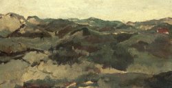 A Heath Landscape, Presumably in Drenthe by George Hendrik Breitner