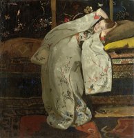 Girl in a White Kimono by George Hendrik Breitner