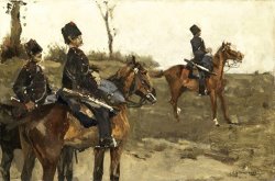 Hussars by George Hendrik Breitner
