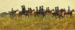 Hussars on Maneuver by George Hendrik Breitner