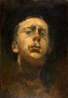Self Portrait with Pince Nez by George Hendrik Breitner