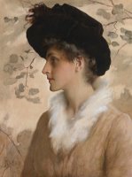 Portrait Of A Lady 1888 by George Henry Boughton