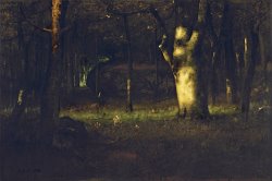 Sunset in The Woods by George Inness